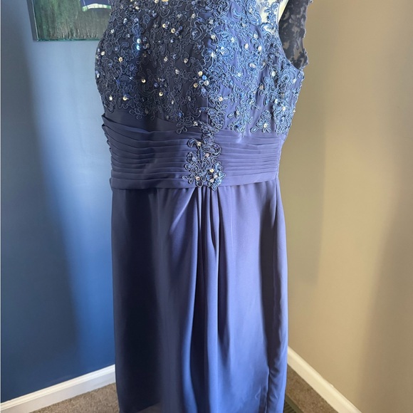 JJ’s House Stormy blue 2 pc dress size 18W - Picture 2 of 3